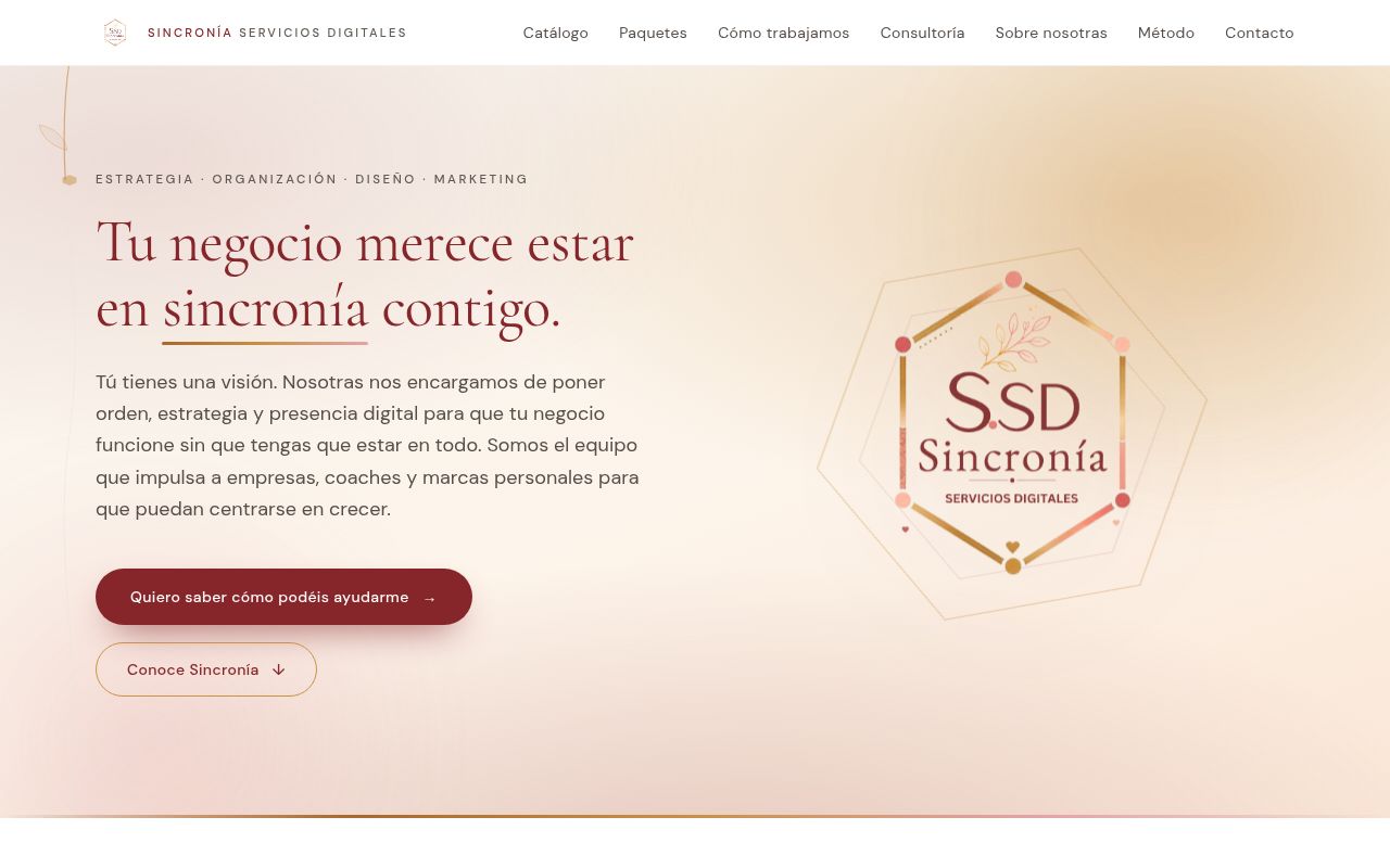 Captura real de Sincronía SD